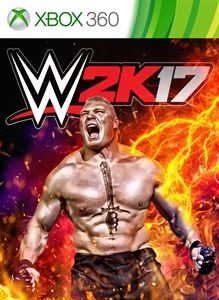 WWE 2K17 box art for Xbox 360